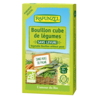 Bouillon cube de légumes sans levure