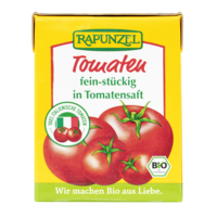 Tomates concassées au jus de tomate en Tetra Pak